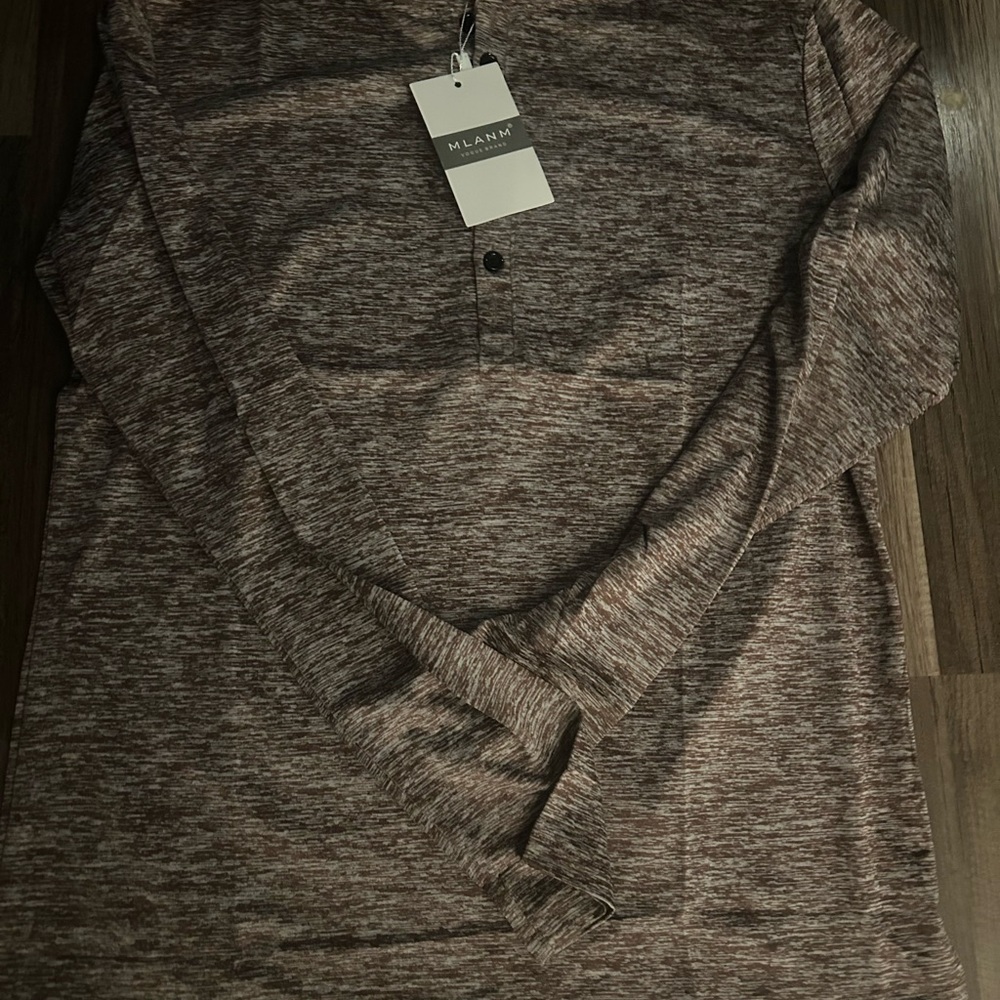 MLMN Long Sleeve Henley Shirt